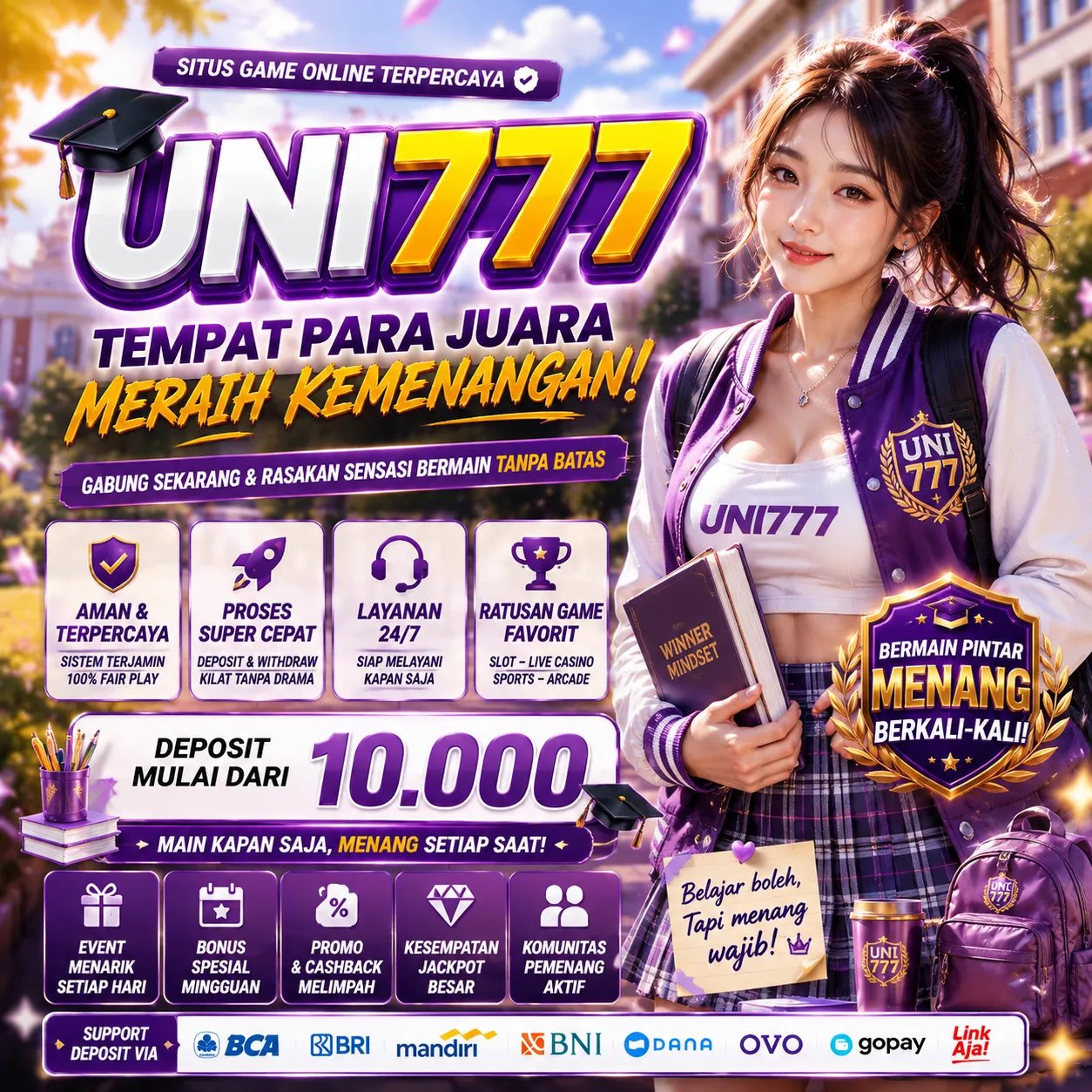 UNI777 Banner